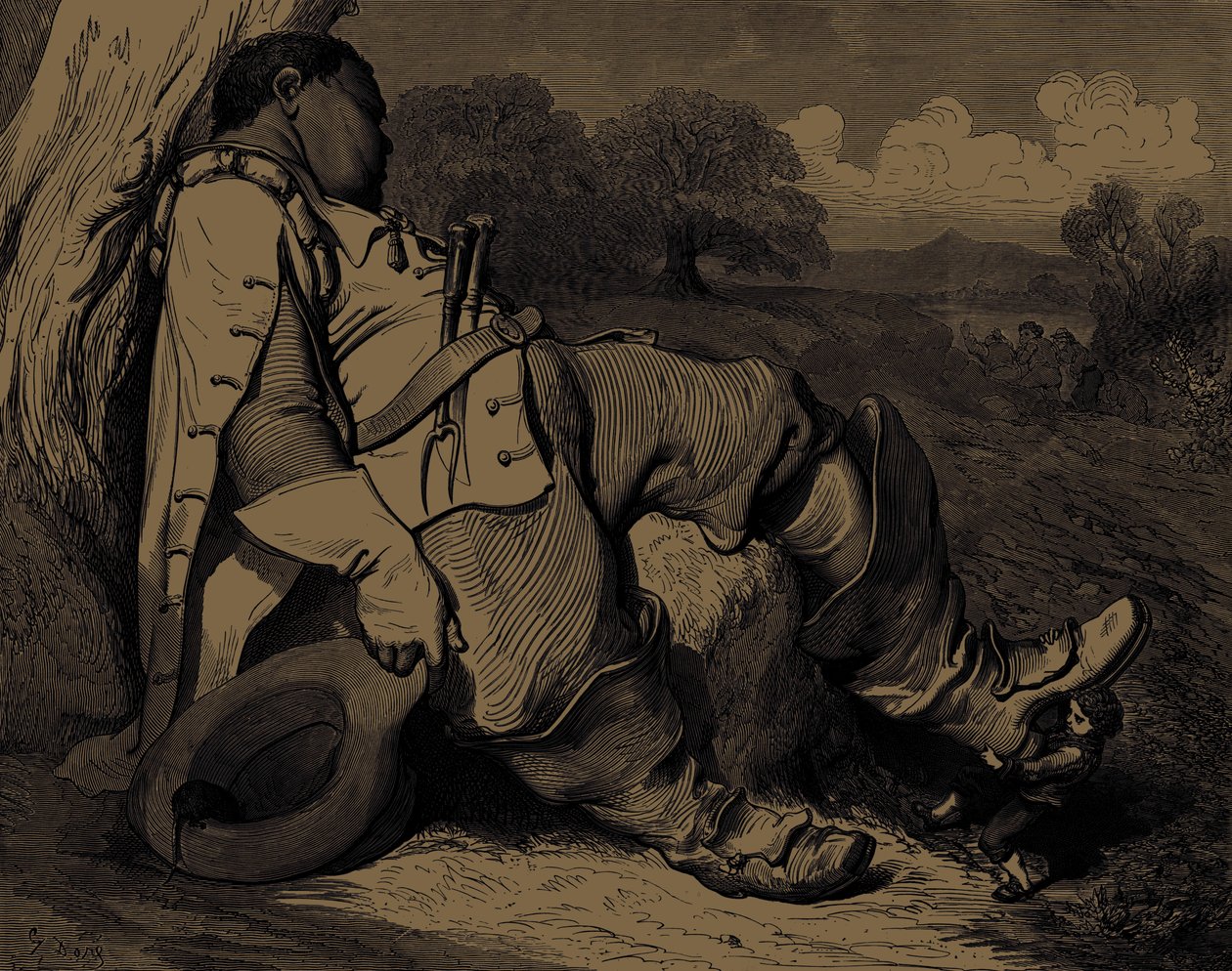 Le Petit Poucet, gravure par Gustave Doré - Gustave Dore