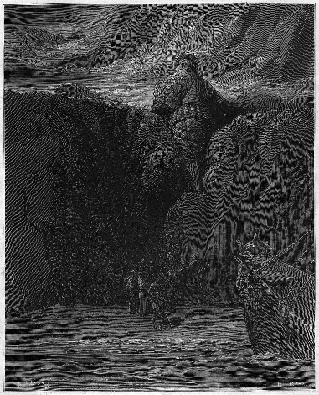 Illustration de Gustave Doré pour "Pantagruel" de François Rabelais. Années 1870 - Gustave Dore