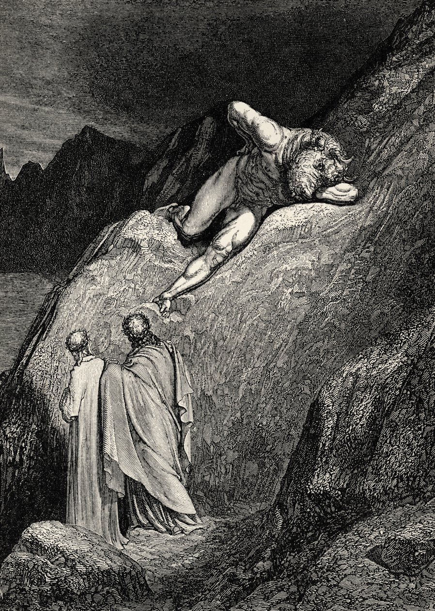 Illustration pour La Divine Comédie - Enfer par Dante - Gustave Dore