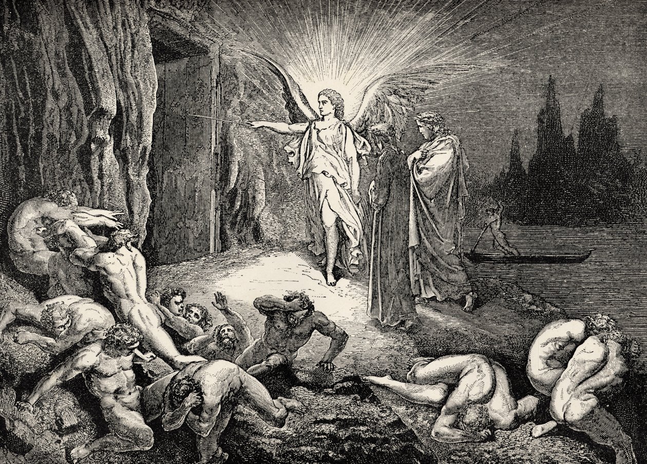 Illustration pour La Divine Comédie - Enfer par Dante - Gustave Dore