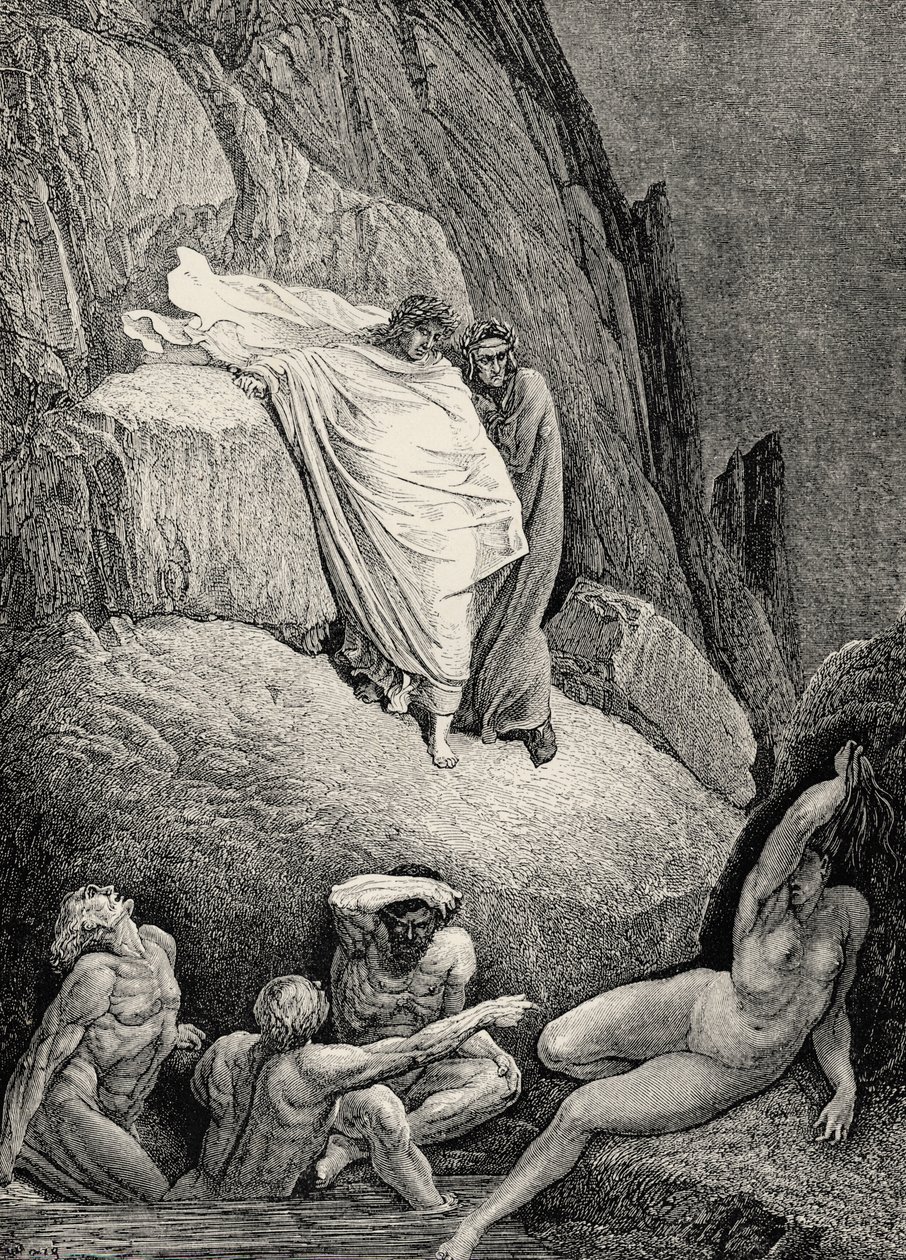 Illustration pour La Divine Comédie - Enfer par Dante - Gustave Dore