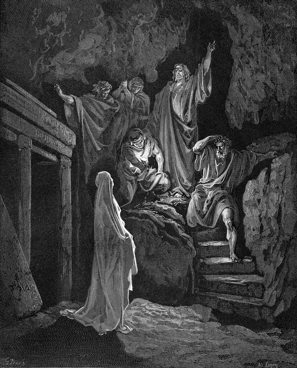 Jésus ressuscitant Lazare de son tombeau, 1865-1866 - Gustave Dore