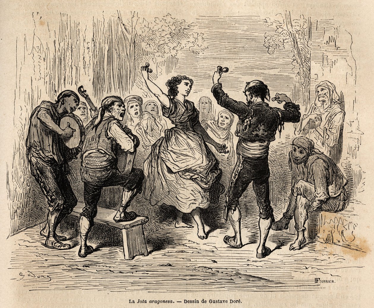 La jota aragonaise, chant choral et danse en couple d