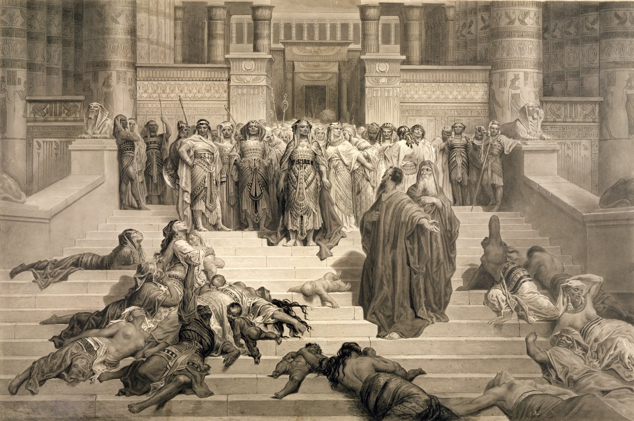 Moïse devant le Pharaon - Gustave Dore