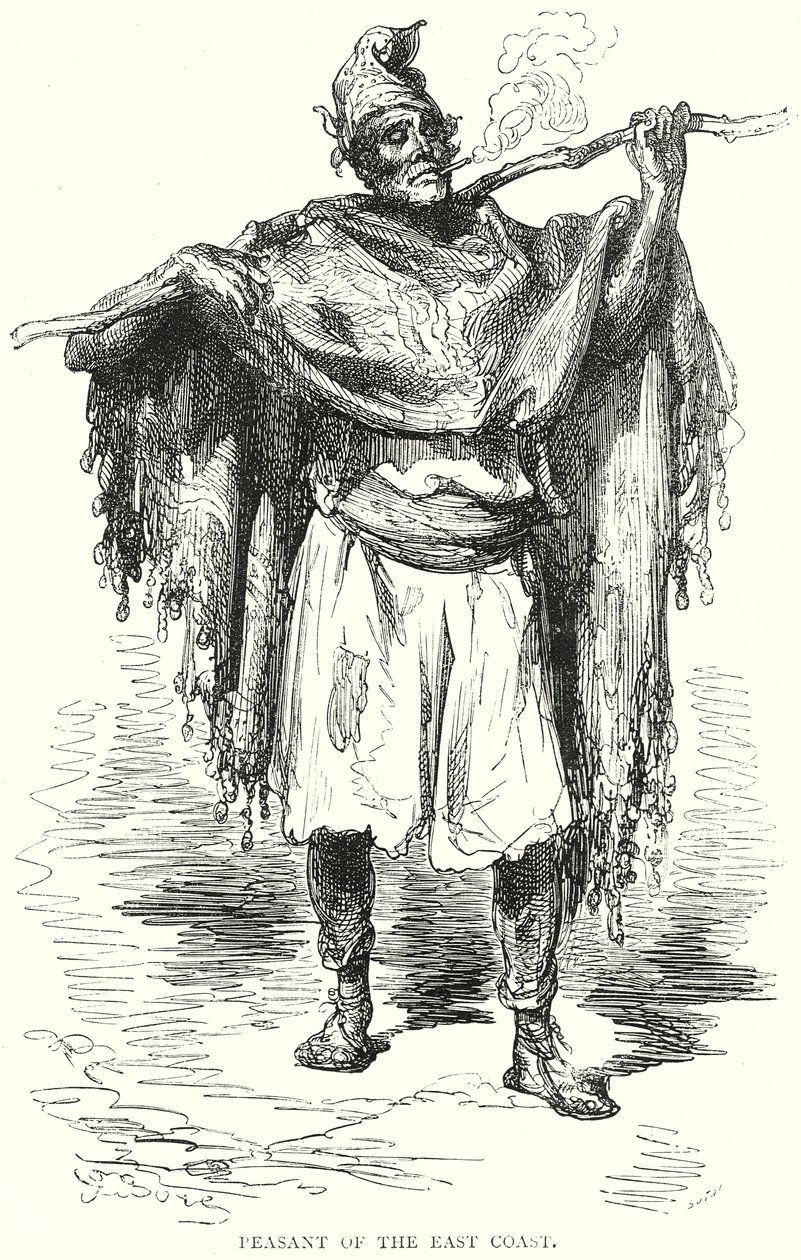 Paysan de la côte Est (gravure) - Gustave Dore
