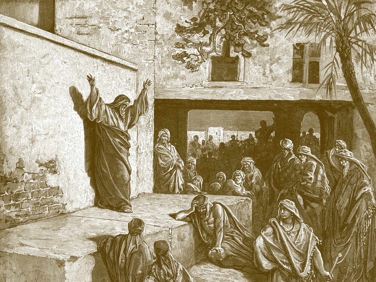 Prophète Michée (gravure par Gustave Doré) - Bible - Gustave Dore