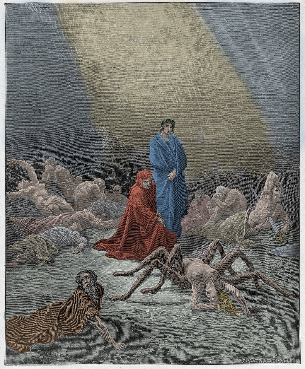 Purgatorio, Chant 12 : Dante voit l