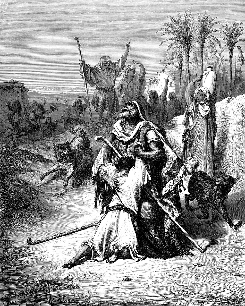 Retour du fils prodigue, 1865-1866 - Gustave Dore