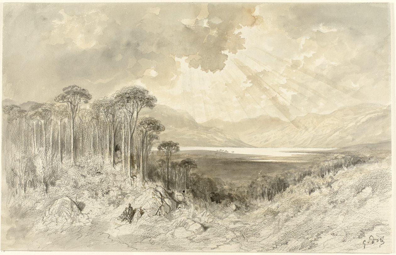 Paysage écossais, 1873 - Gustave Dore