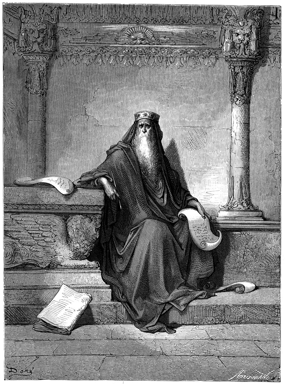 Salomon - Illustration de Gustave Doré (1832-1883) pour La Bible (1866) - - Gustave Dore