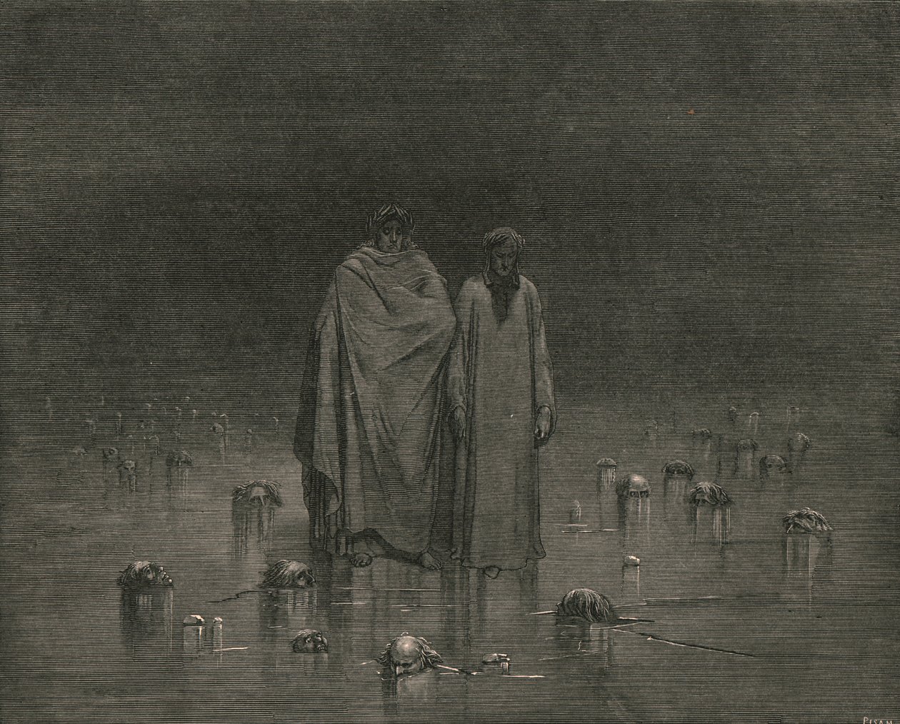 Prends bien garde, tes semelles ne piétinent pas la tête de tes pauvres frères - Gustave Dore