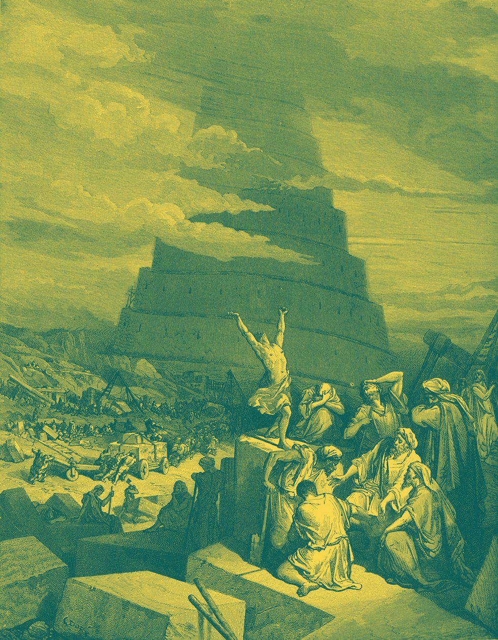 La confusion des langues (Tour de Babel) - Bible - Gustave Dore