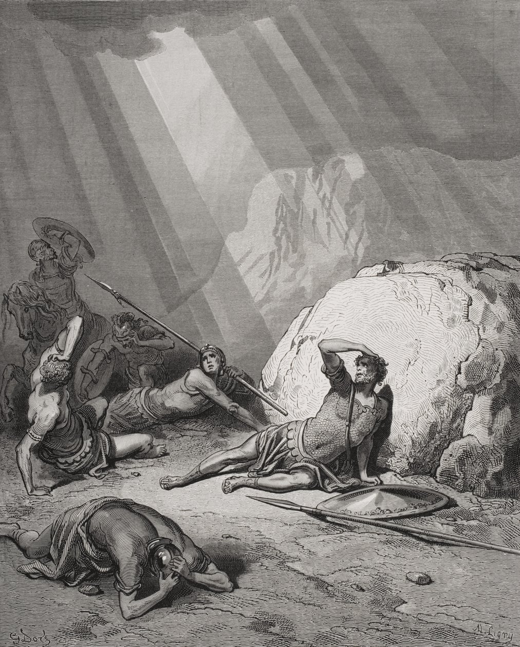 La conversion de Saint Paul, Actes 9:1-6, illustration de 