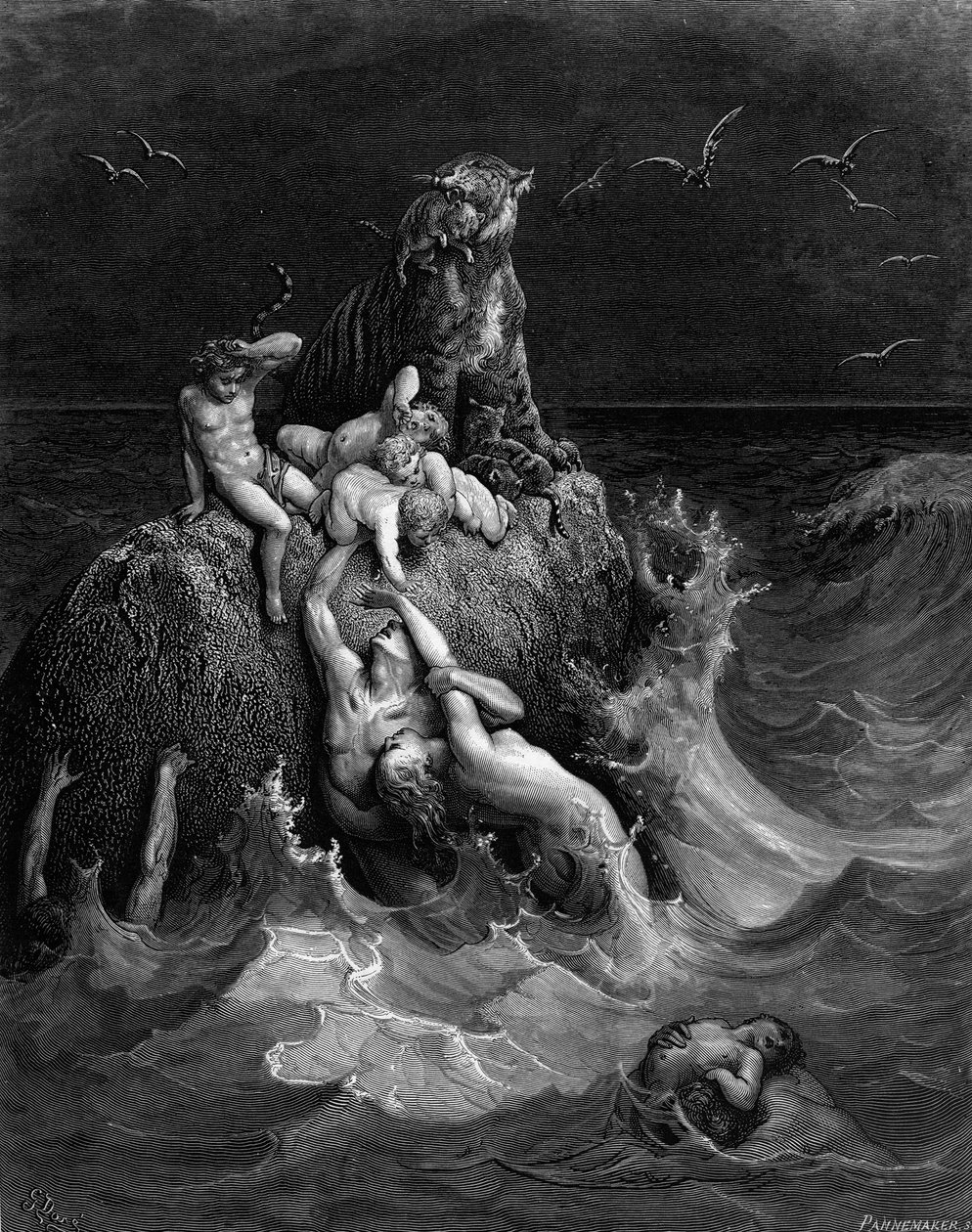Le Déluge, 1866 - Gustave Dore