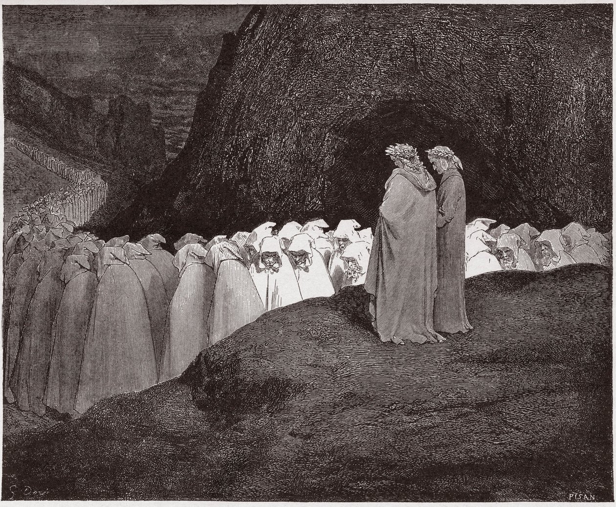 La Divine Comédie, Enfer, Chant 23: Les hypocrites s