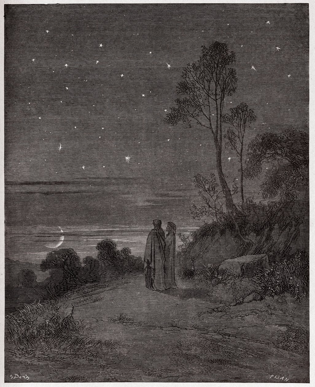 La Divine Comédie, Inferno, Chant 2 : Le ciel s