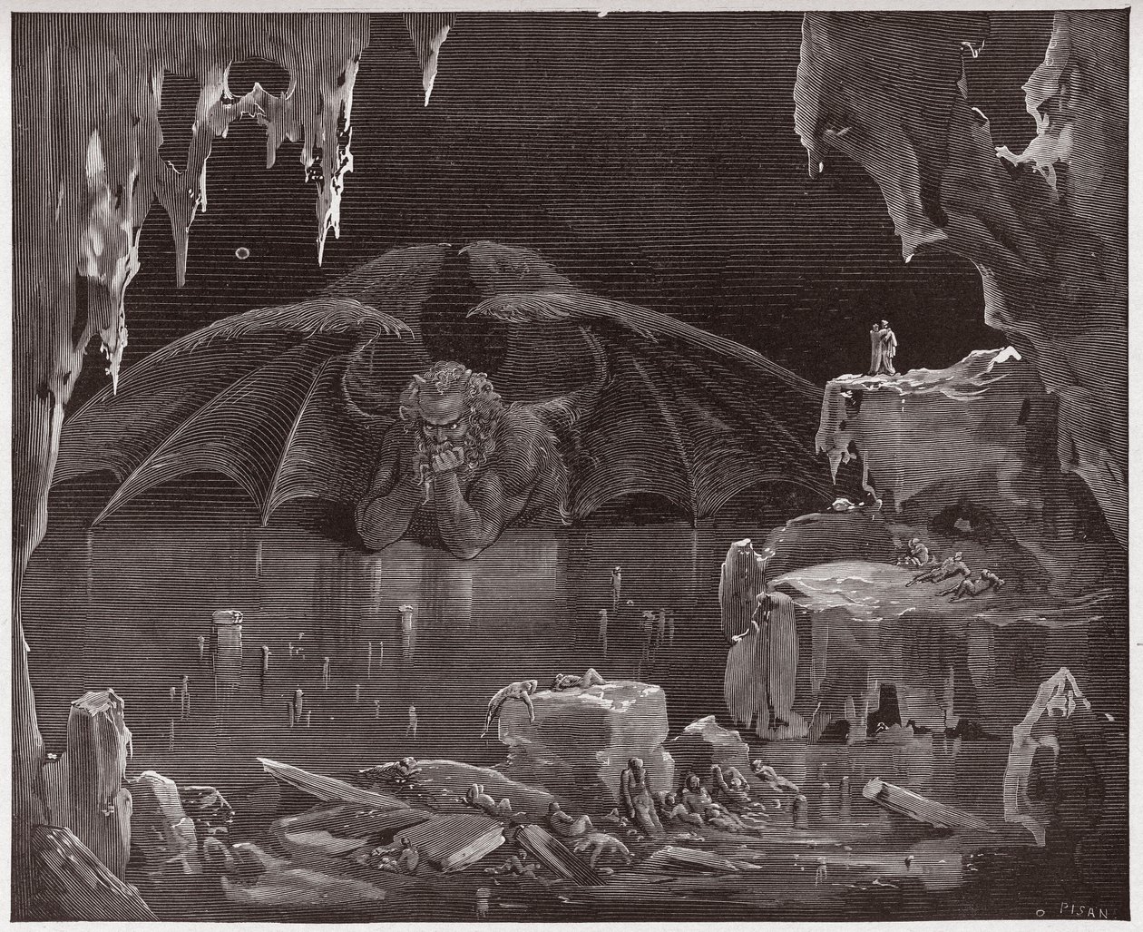 La Divine Comédie, Inferno, Chant 34 : Lucifer, roi de l