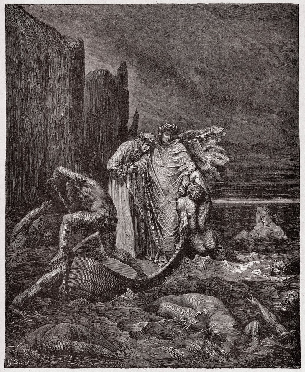 La Divine Comédie, Enfer, Chant 8: L