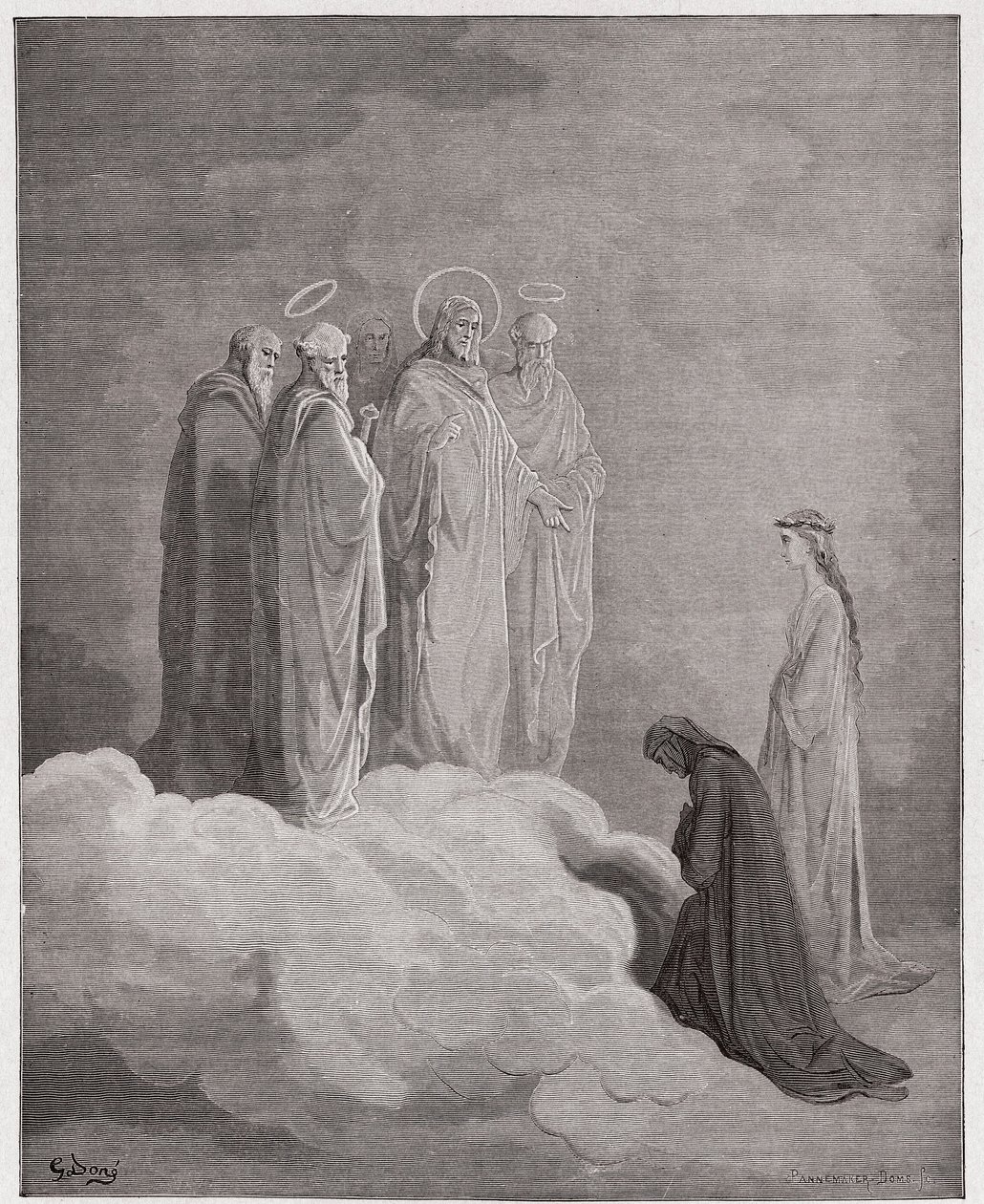 La Divine Comédie, Paradiso, Chant 26 : Saint Jean examine Dante sur l
