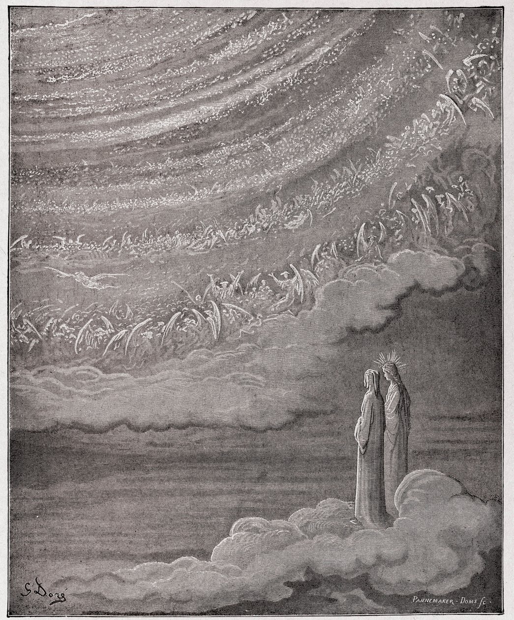 La Divine Comédie, Paradiso, Chant 28 : L