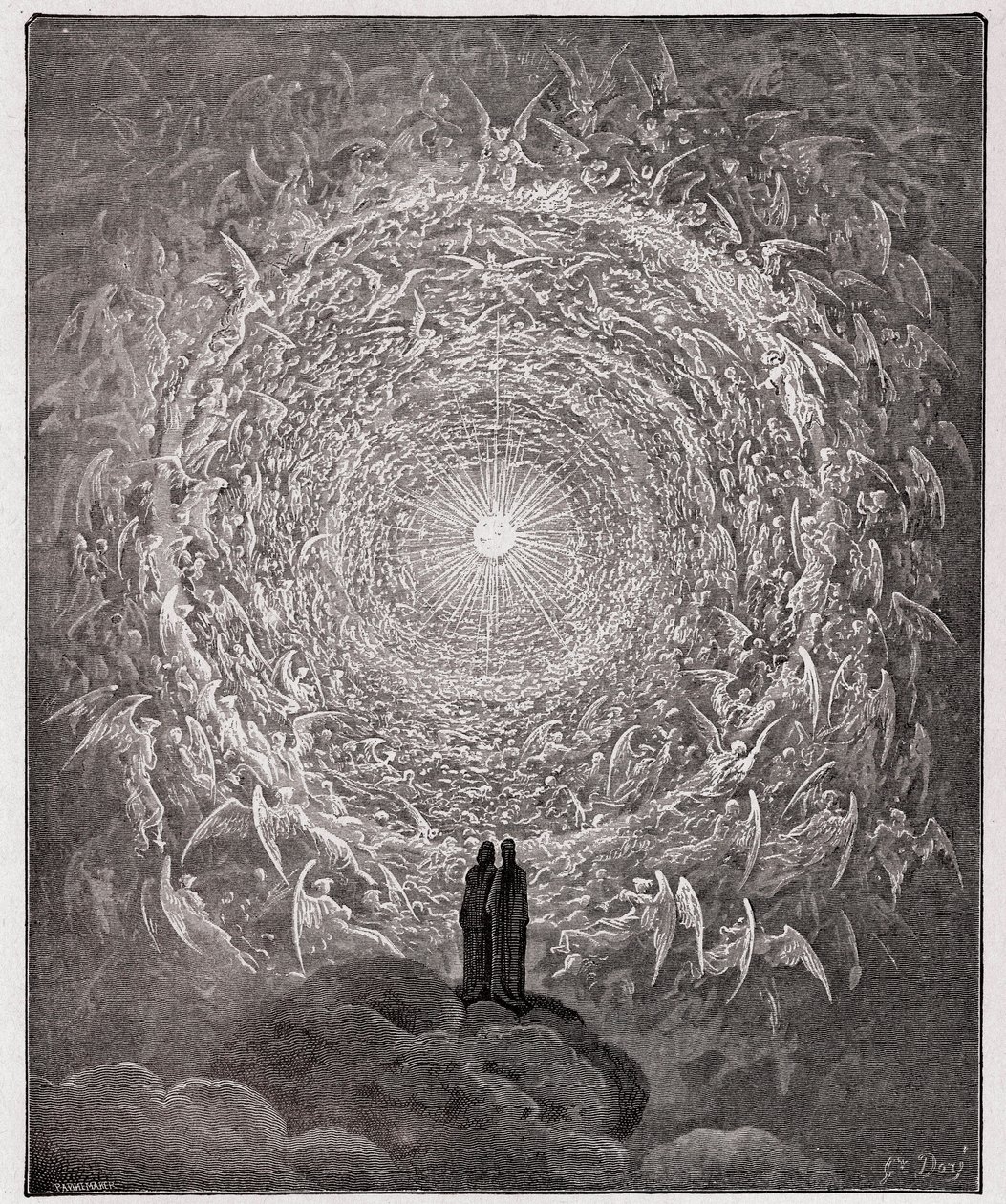 La Divine Comédie, Paradis, Chant 31 : La foule sainte forme une rose dans l