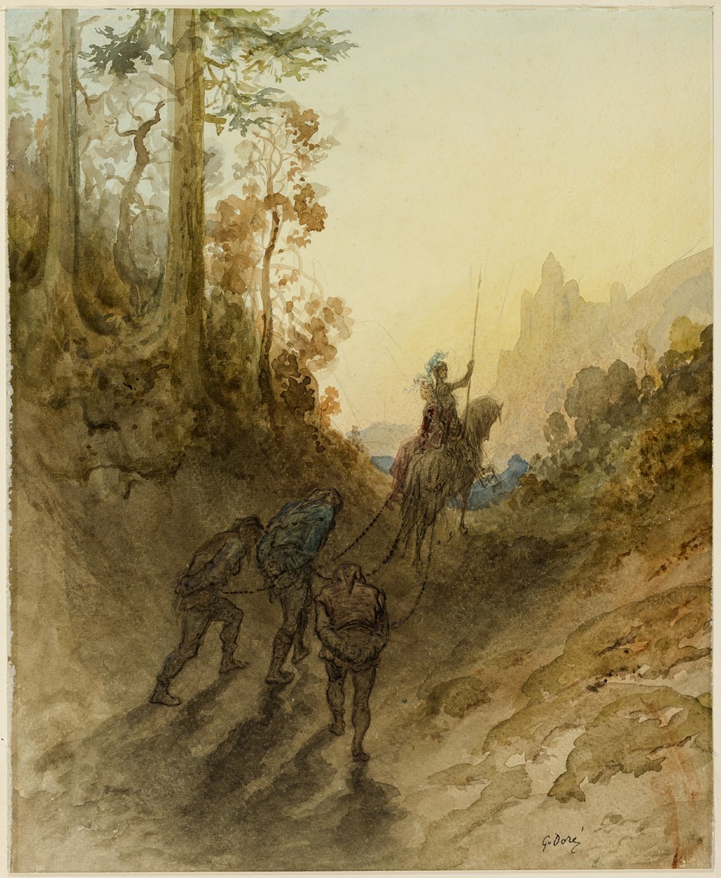 Les géants sont capturés - Gustave Dore