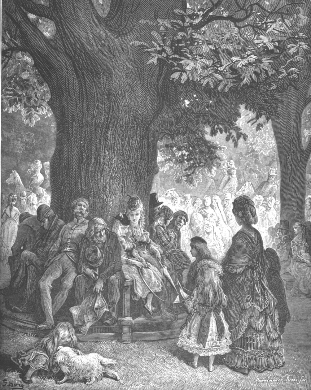 Le grand arbre - Kensington Gardens, 1872 - Gustave Dore