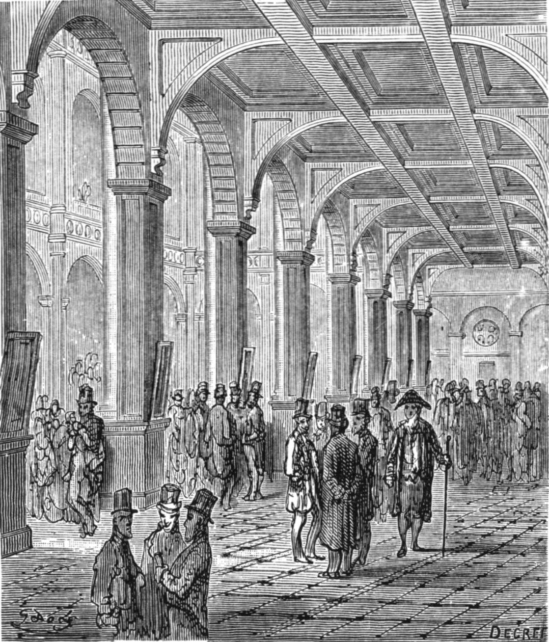 La Bourse royale, 1872 - Gustave Dore