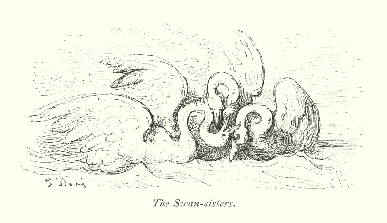 Les Sœurs du Cygne (gravure) - Gustave Dore