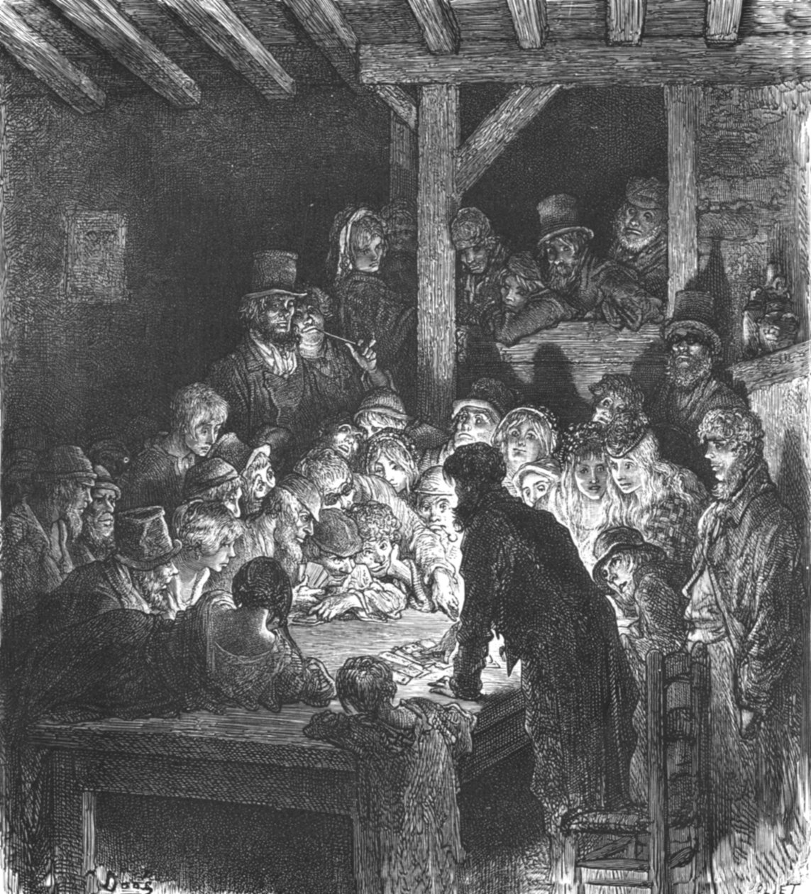Les voleurs jouant, 1872 - Gustave Dore