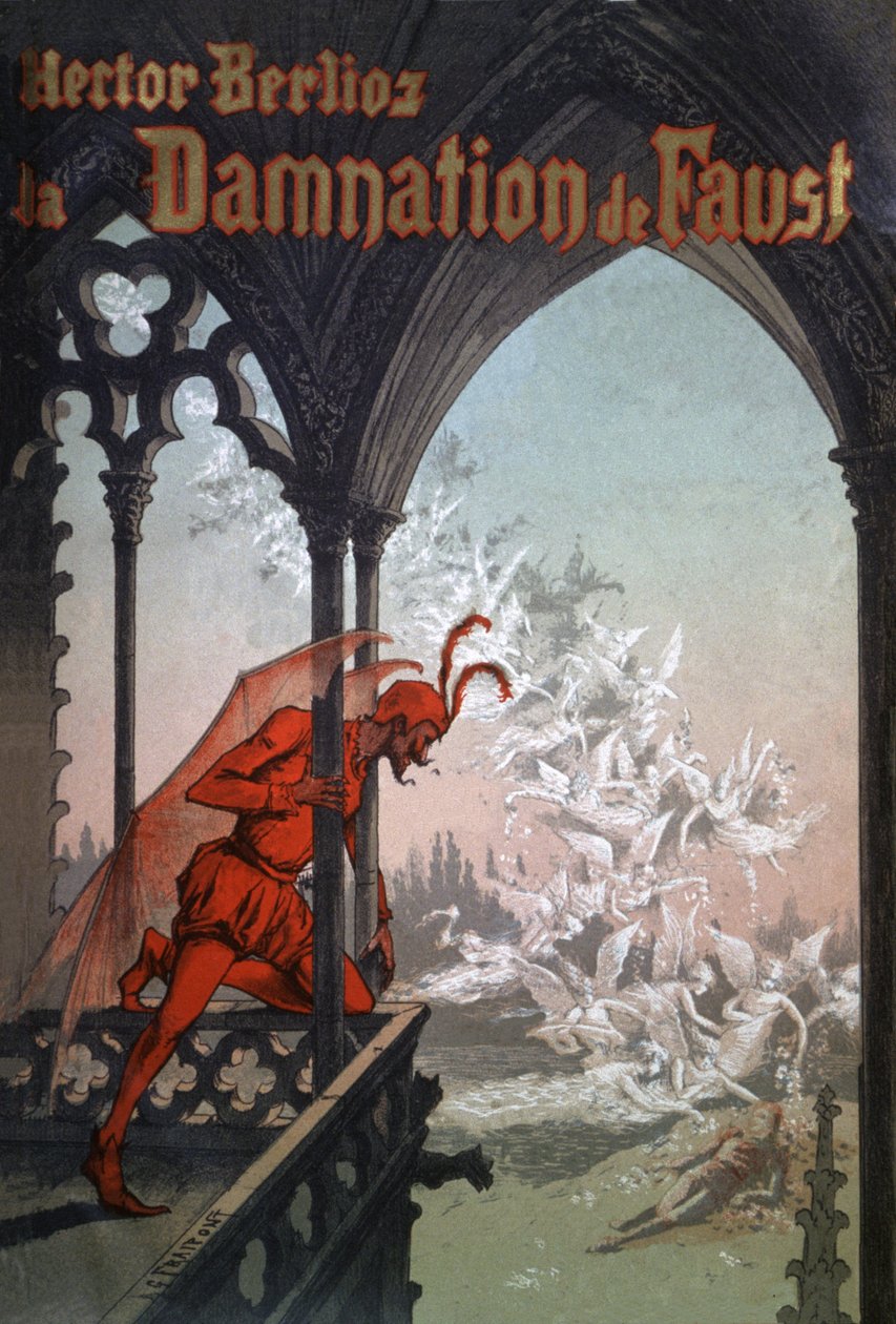 La Damnation de Faust, vers 1900 - Gustave Fraipont