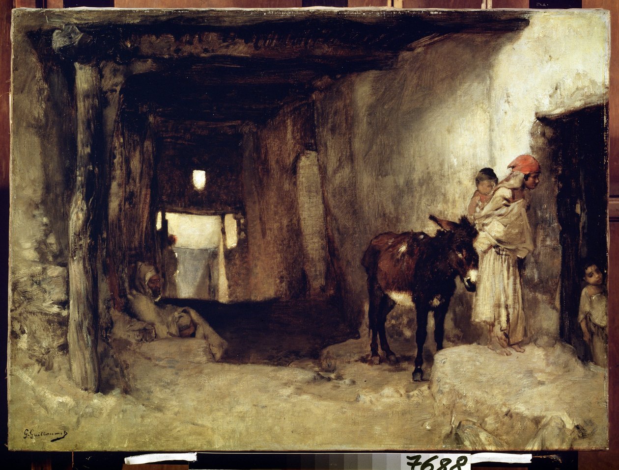 Une habitation dans le Sahara - Gustave Guillaumet