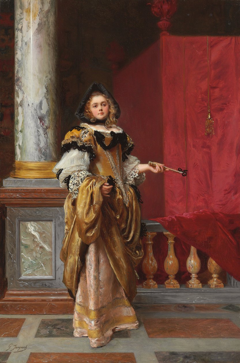 Arrivée au bal - Gustave Jacquet