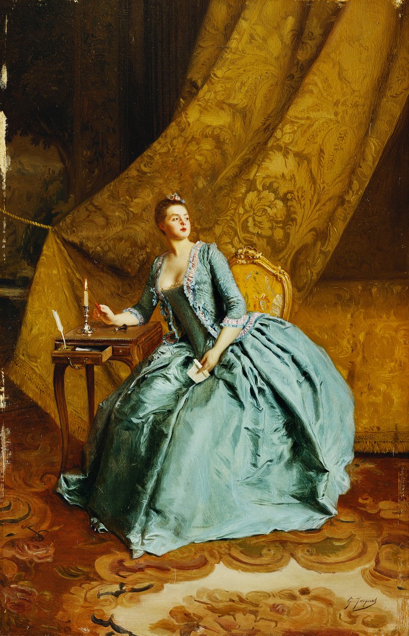 La missive - Gustave Jacquet