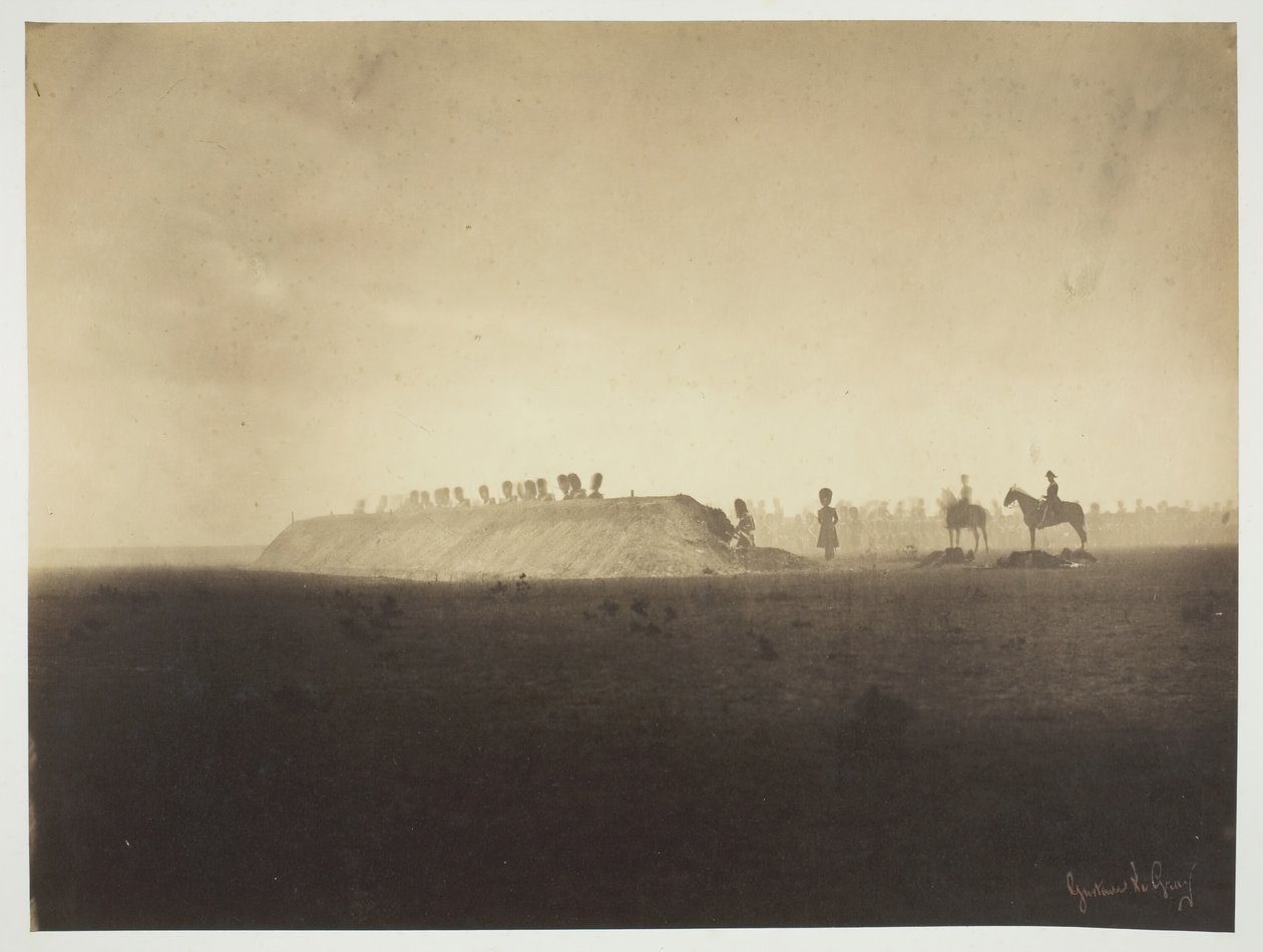 Camp de Châlons : manœuvres du 3 octobre, 1857 - Gustave Le Gray