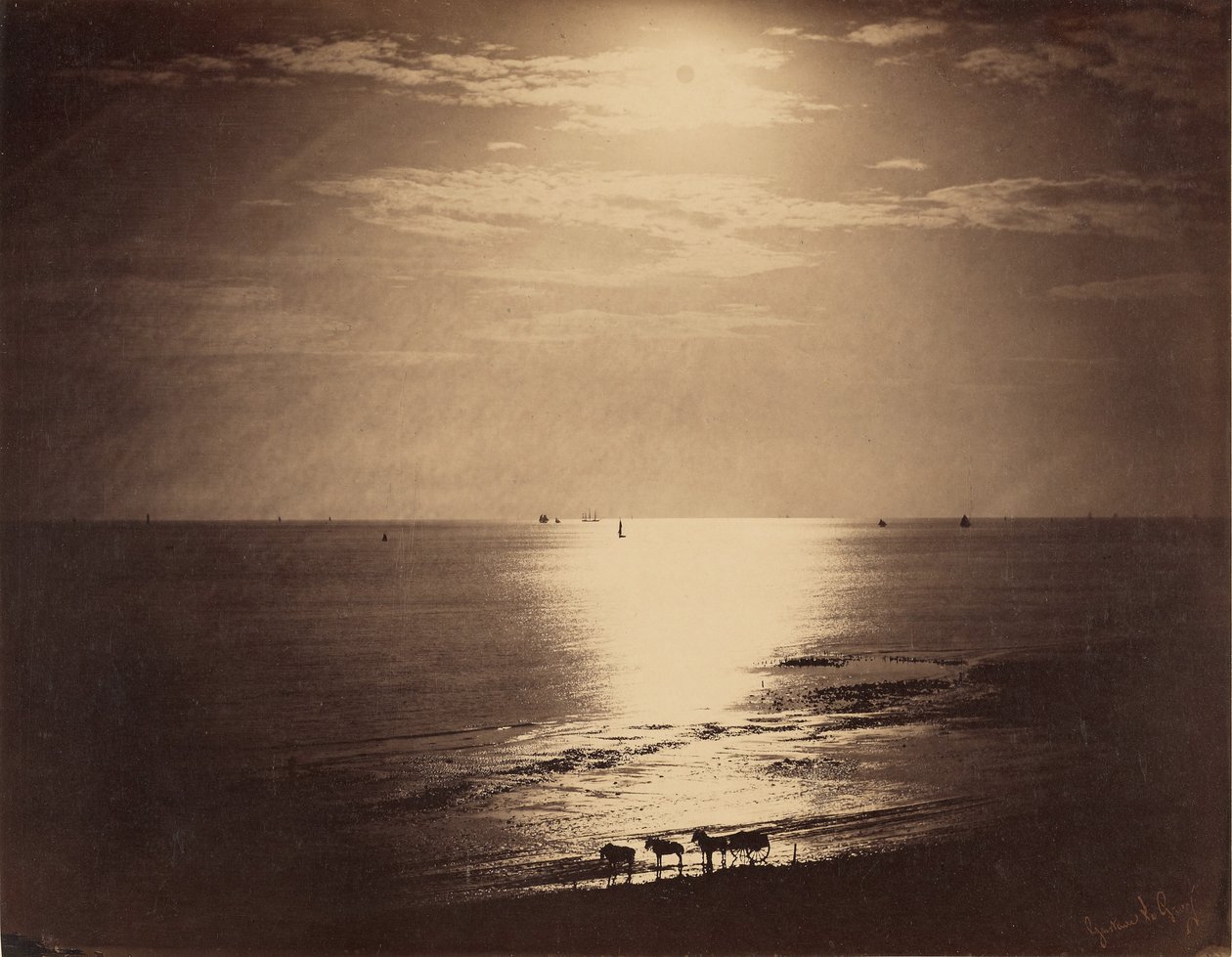 Le Soleil au Zénith - Océan / [The Sun at Zenith, Normandy] - Gustave Le Gray