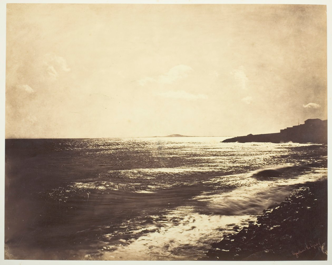 Méditerranée avec le mont Agde, 1857 - Gustave Le Gray