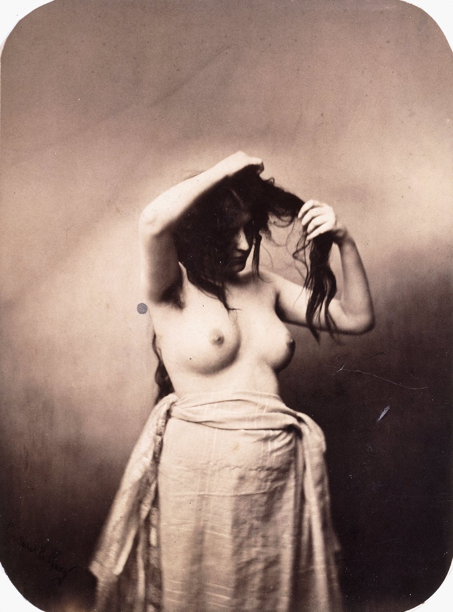 Femme nue debout, vers 1855 - Gustave Le Gray