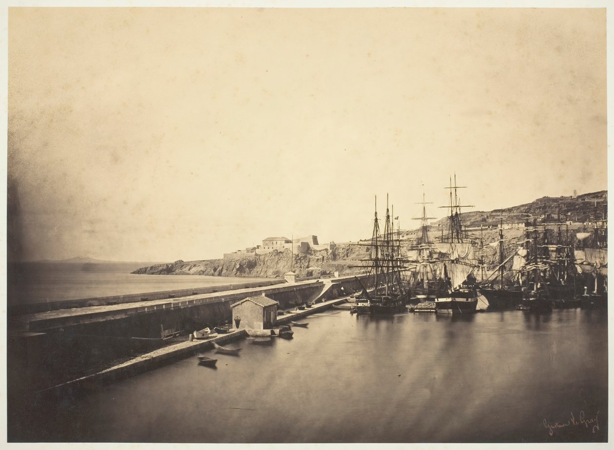 La Jetée à Sète, 1857 - Gustave Le Gray