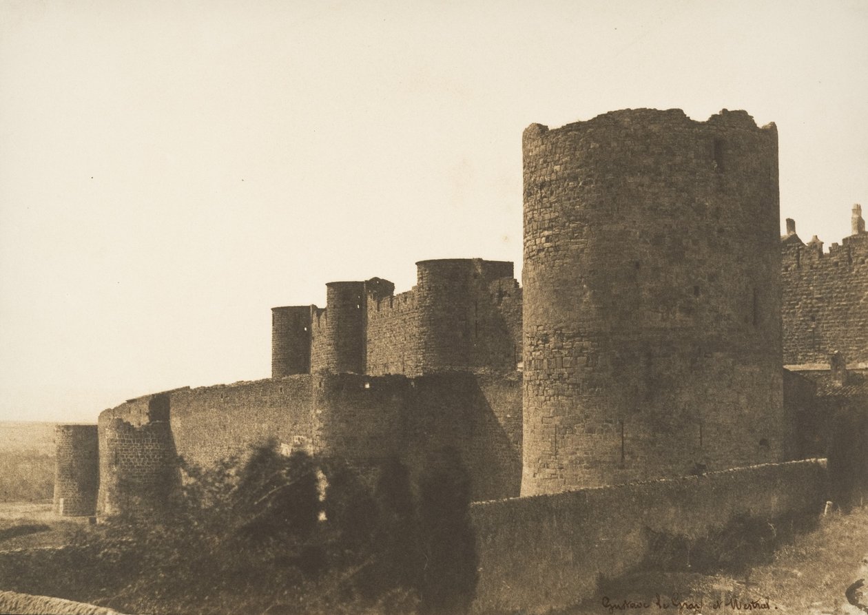 Les remparts de Carcassonne, 1851 - Gustave Le Gray