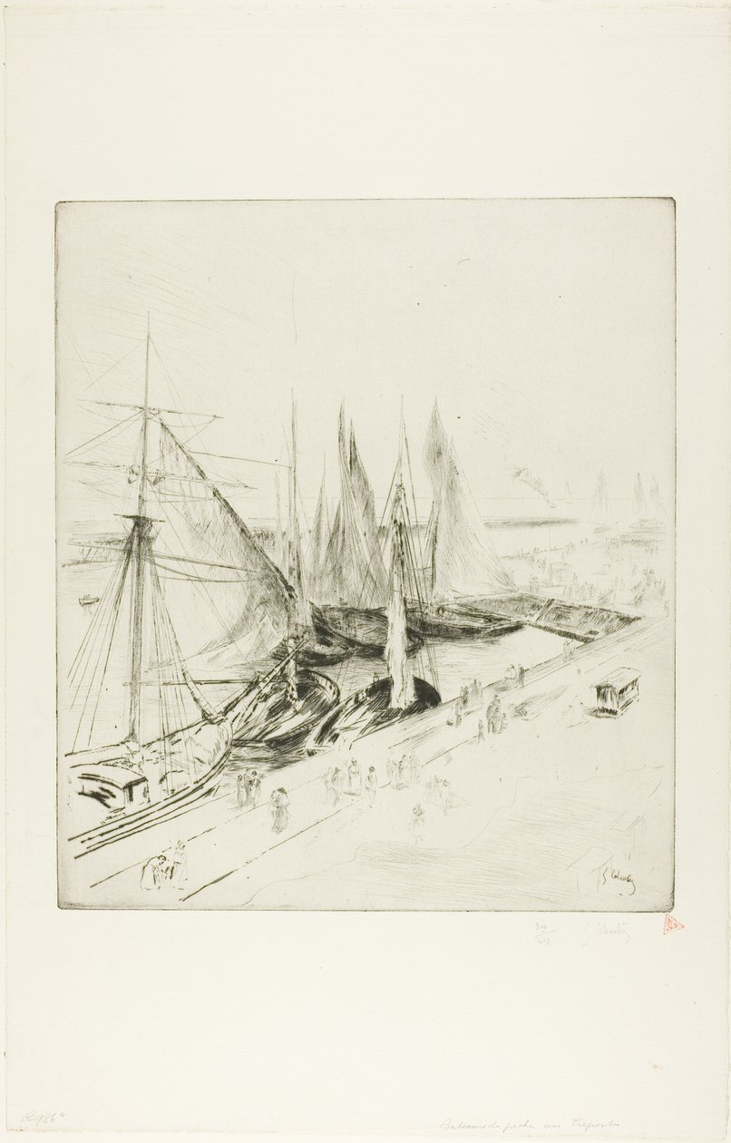 Bateaux de pêche de Tréport - Gustave Leheutre