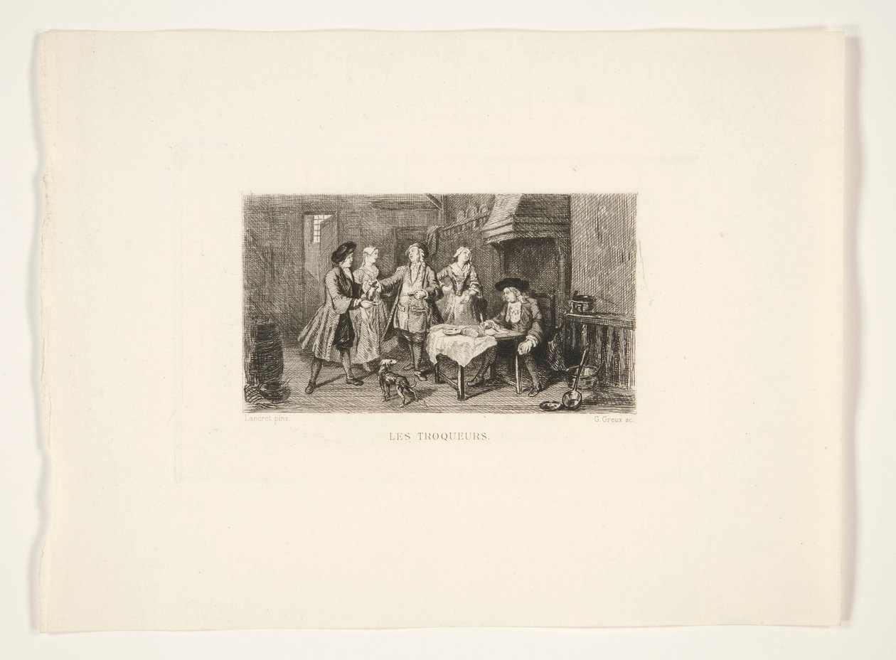 Les Troqueurs - Gustave Marie Greux