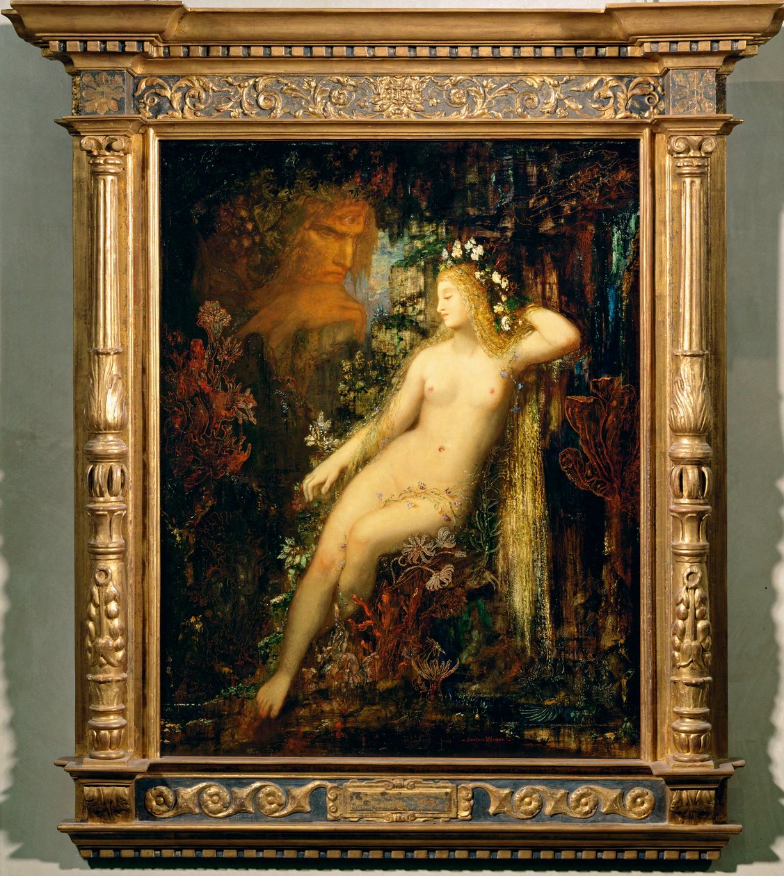Nu féminin (peinture sur toile) - Gustave Moreau