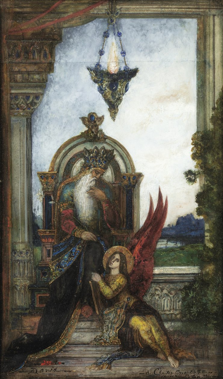 Le roi David - Gustave Moreau