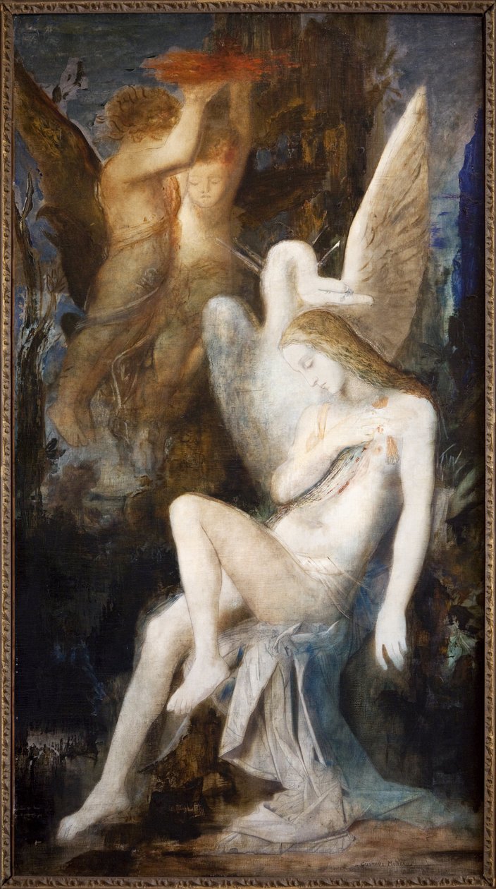 Léda et le cygne - Gustave Moreau
