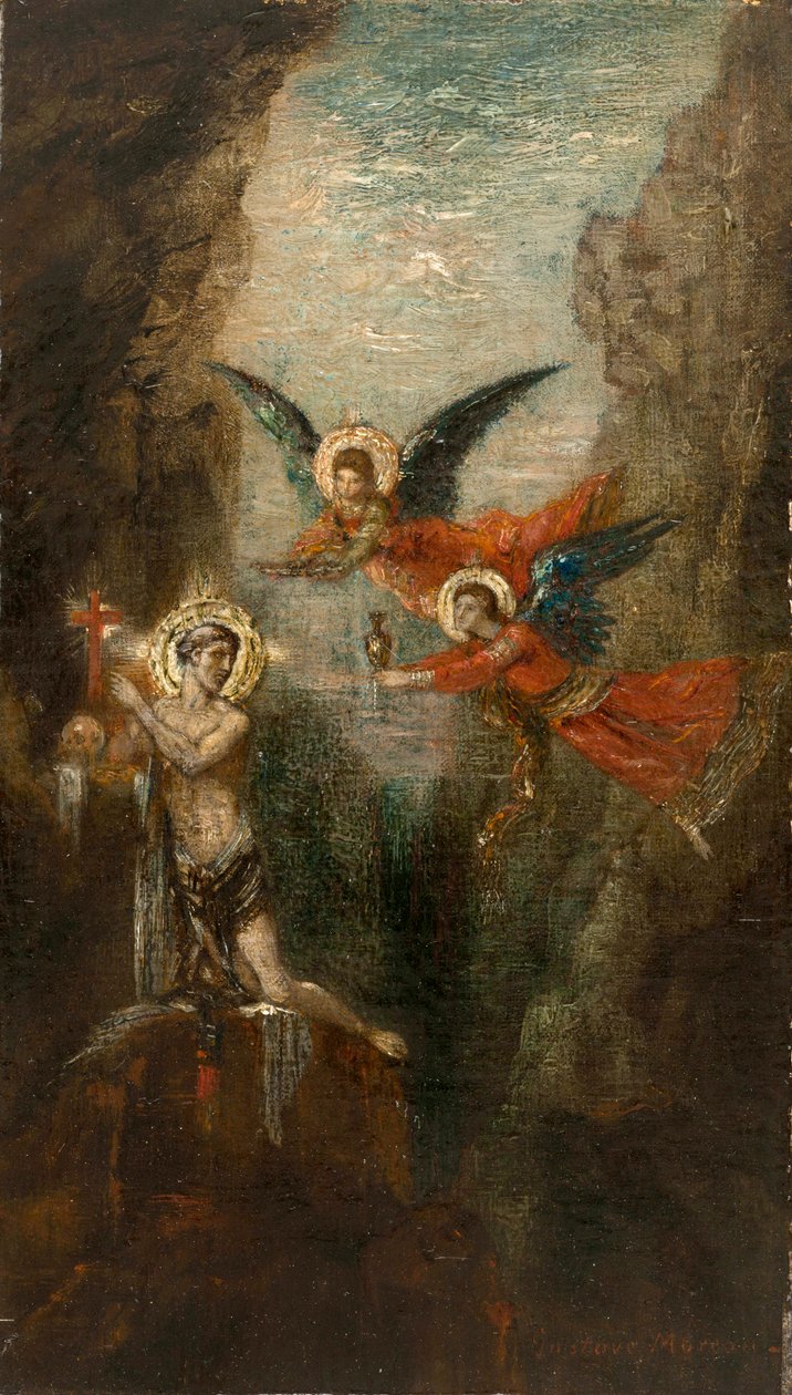Moreau - Un Saint au désert, Vers 1879 - Gustave Moreau