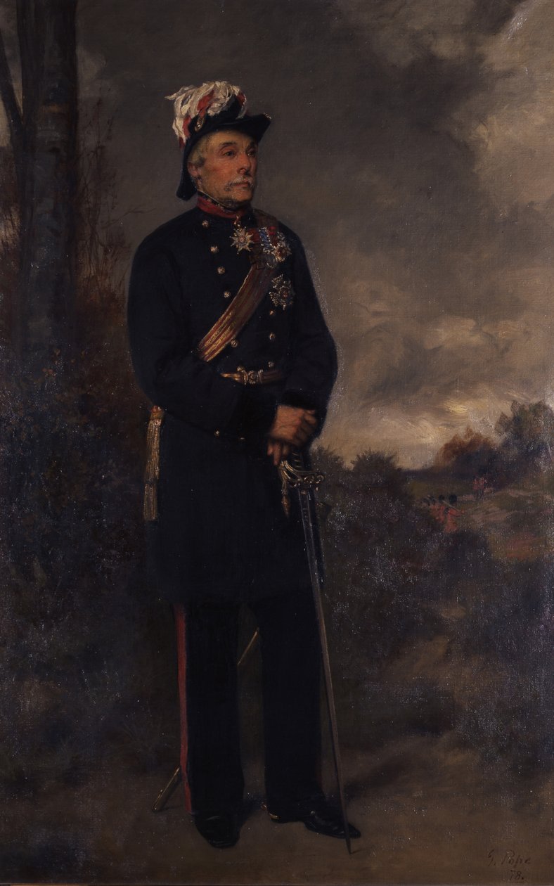 Portrait du major-général Lord Henry Percy, V.C. - Gustave Pope
