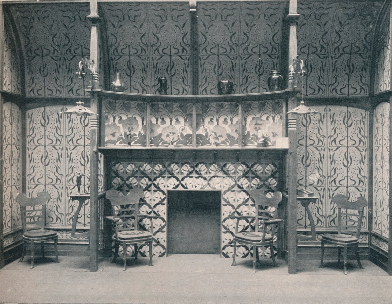 Ingle-Nook conçu par G. Serruier - Gustave Serrurier Bovy