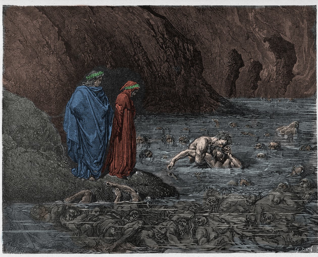 Inferno, Chant 32 : Ugolino ronge la tête de l