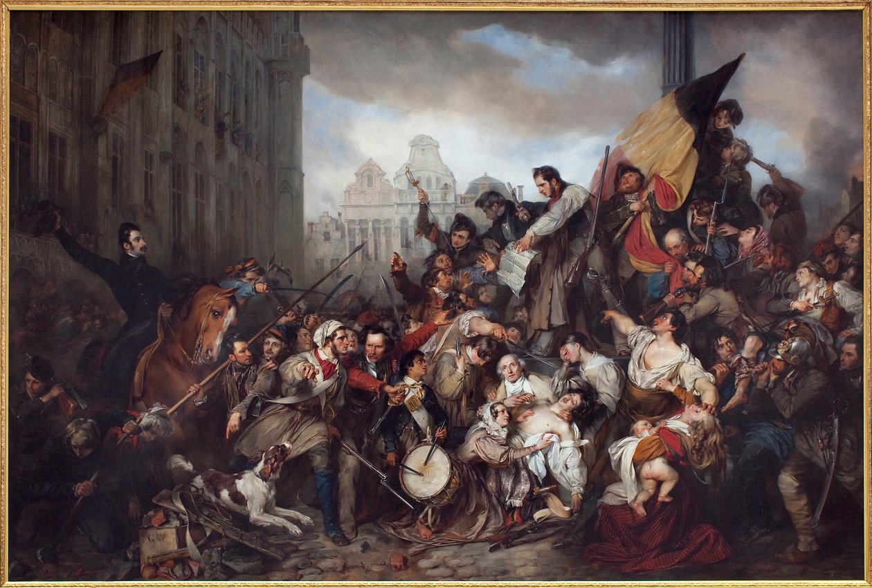 La Révolution belge de 1830, 1835 - Gustave Wappers